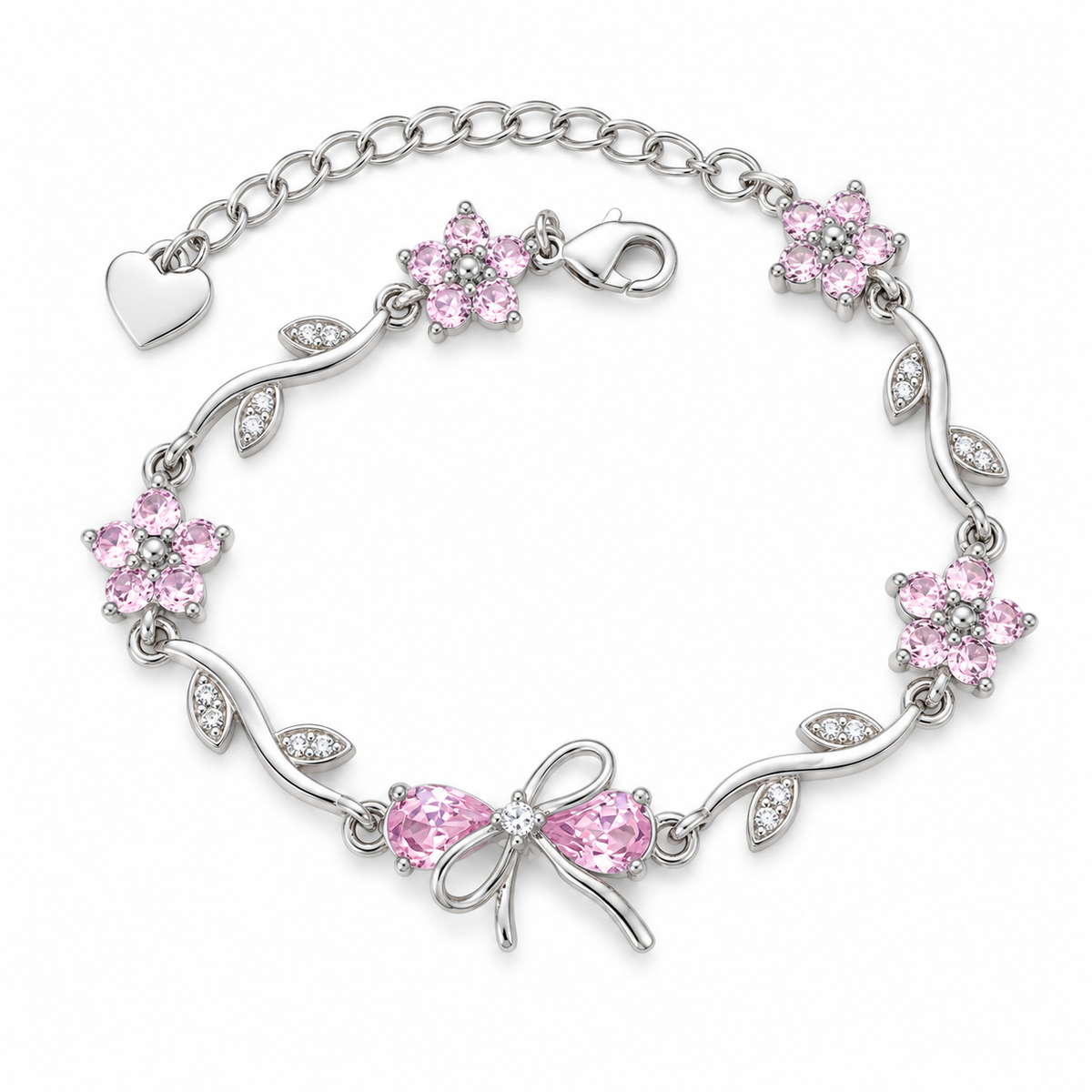 Bracelet Élégant de Luxe à Motif Tulipe Estivale En Acier inoxydable Pour Femmes